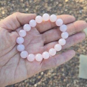 Rose Quartz Beaded Bracelet